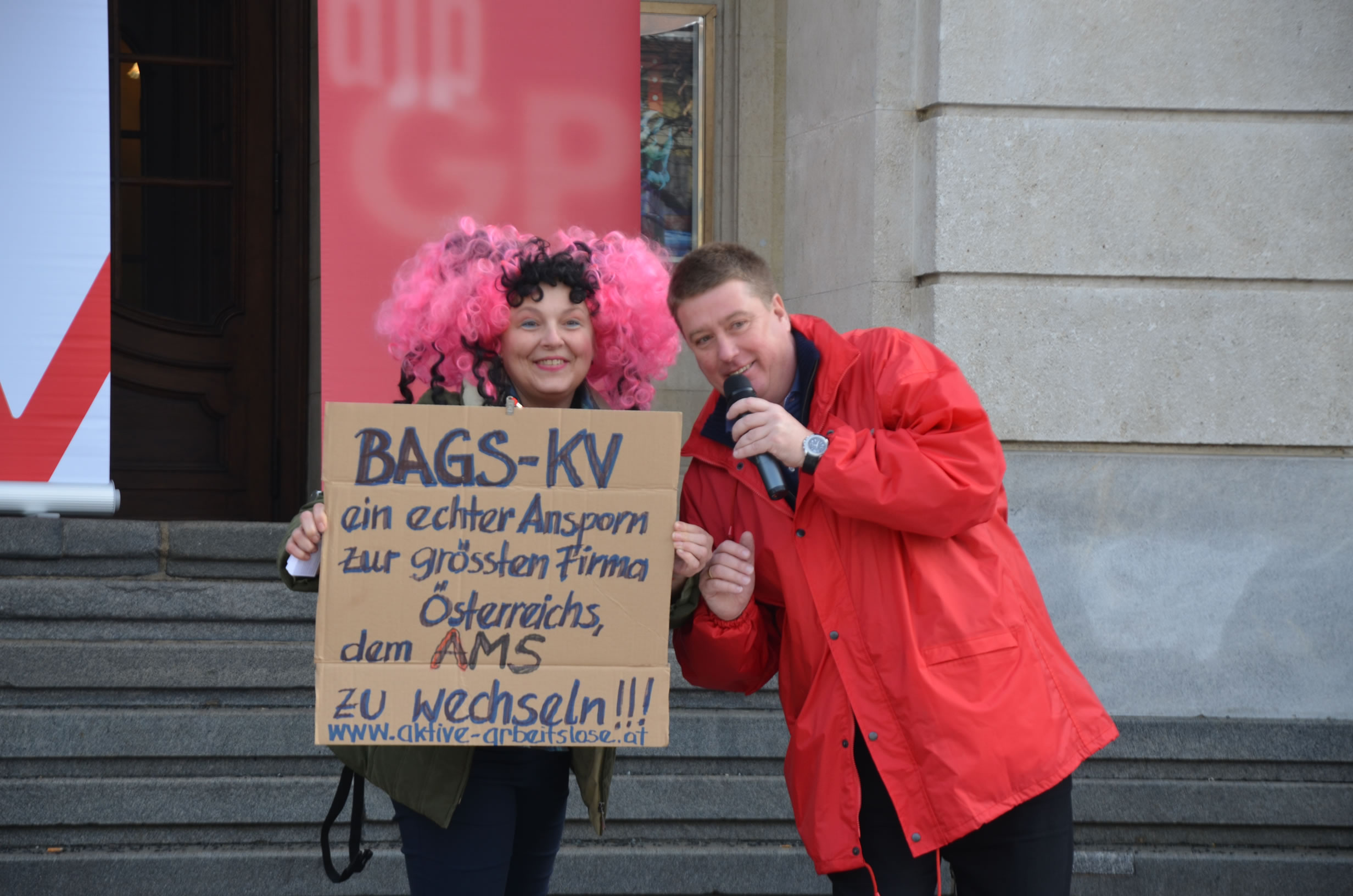 Betty Baloo bei BAGS-KV-Demo 2013 in Graz